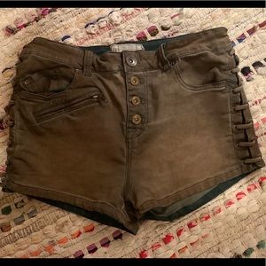 Free people high waisted shorts